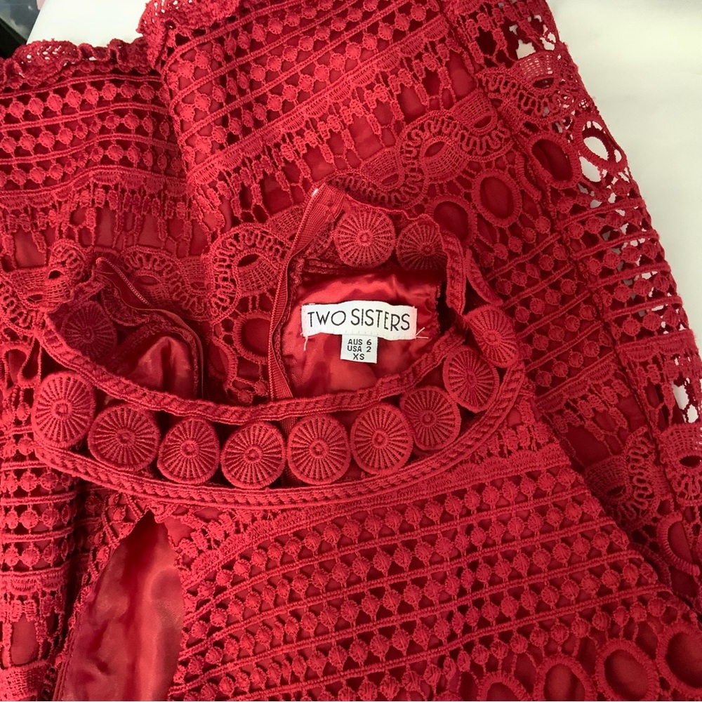 Two Sisters Lace Rivers Mini Dress - Picture 7 of 9